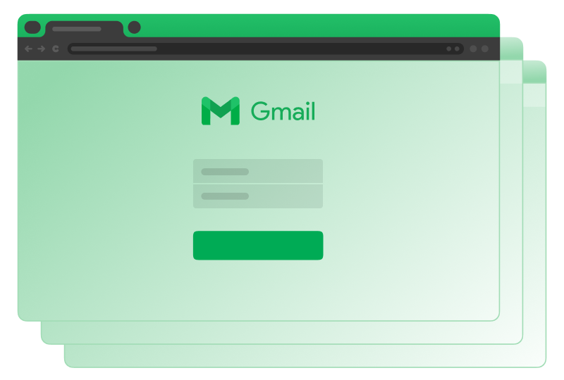 Open multiple Gmail profiles with one click