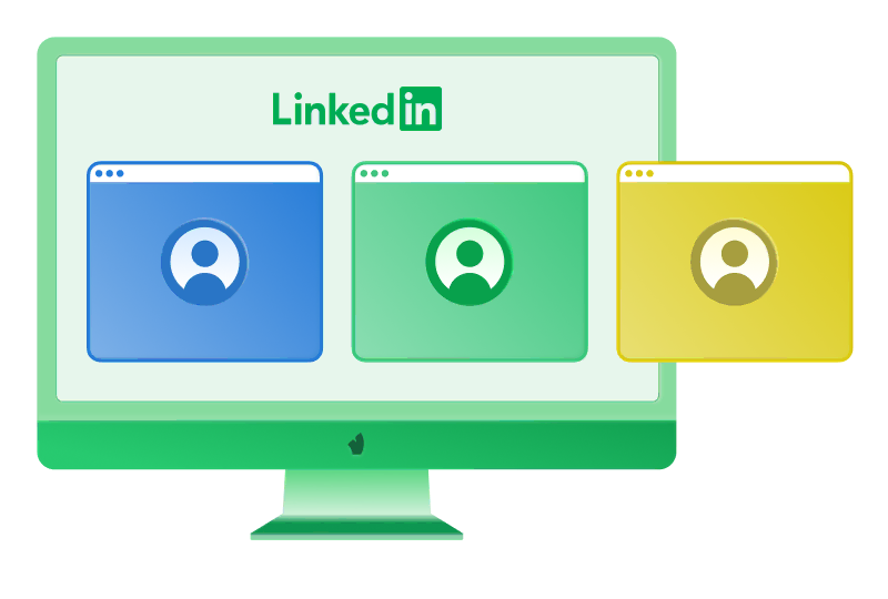 Create multiple LinkedIn accounts