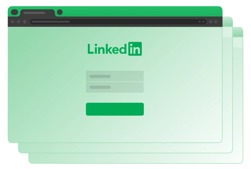 Open multiple LinkedIn profiles with one click