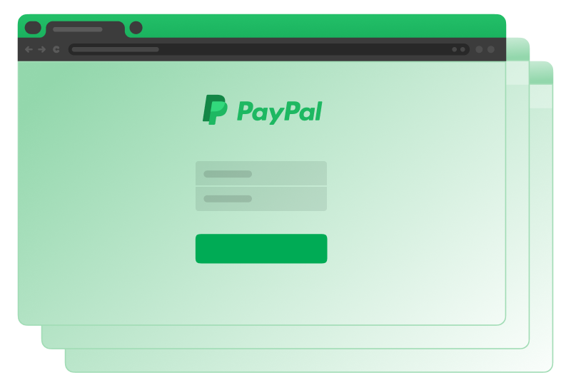 Open multiple Paypal profiles with one click